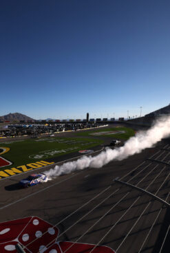 Late Charge Propels Kyle Larson To NASCAR O’Reilly Series Victory In Vegas