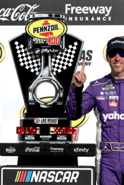 Denny Hamlin Becomes 10th Winningest NASCAR Cup Series Driver With Las Vegas Win