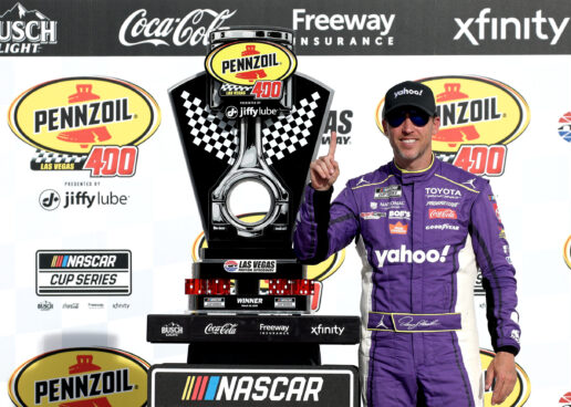 Denny Hamlin Becomes 10th Winningest NASCAR Cup Series Driver With Las Vegas Win