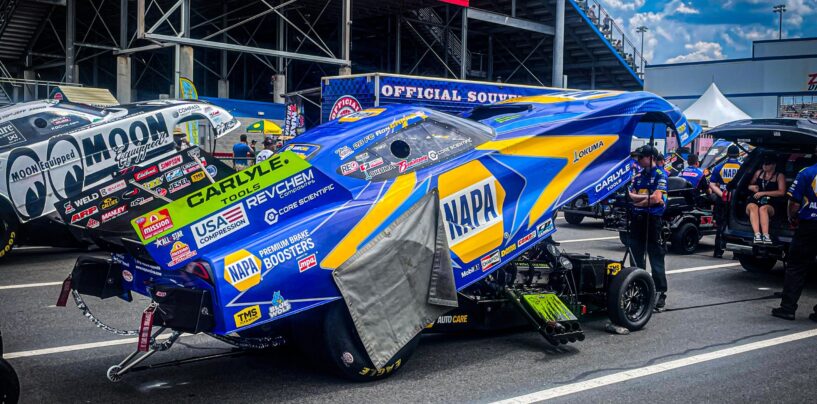 Shawn Langdon, Ron Capps Highlight Qualifying For NHRA 4-Wide Nationals At zMAX Dragway 