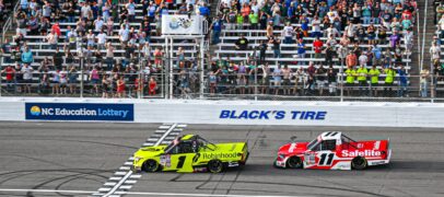 Corey Heim Outduels Teammate Kaden Honeycutt for Win At Rockingham Speedway