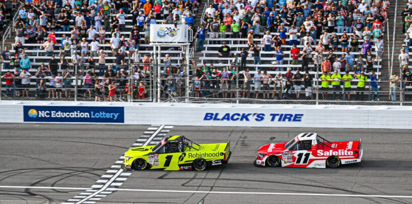 Corey Heim Outduels Teammate Kaden Honeycutt for Win At Rockingham Speedway