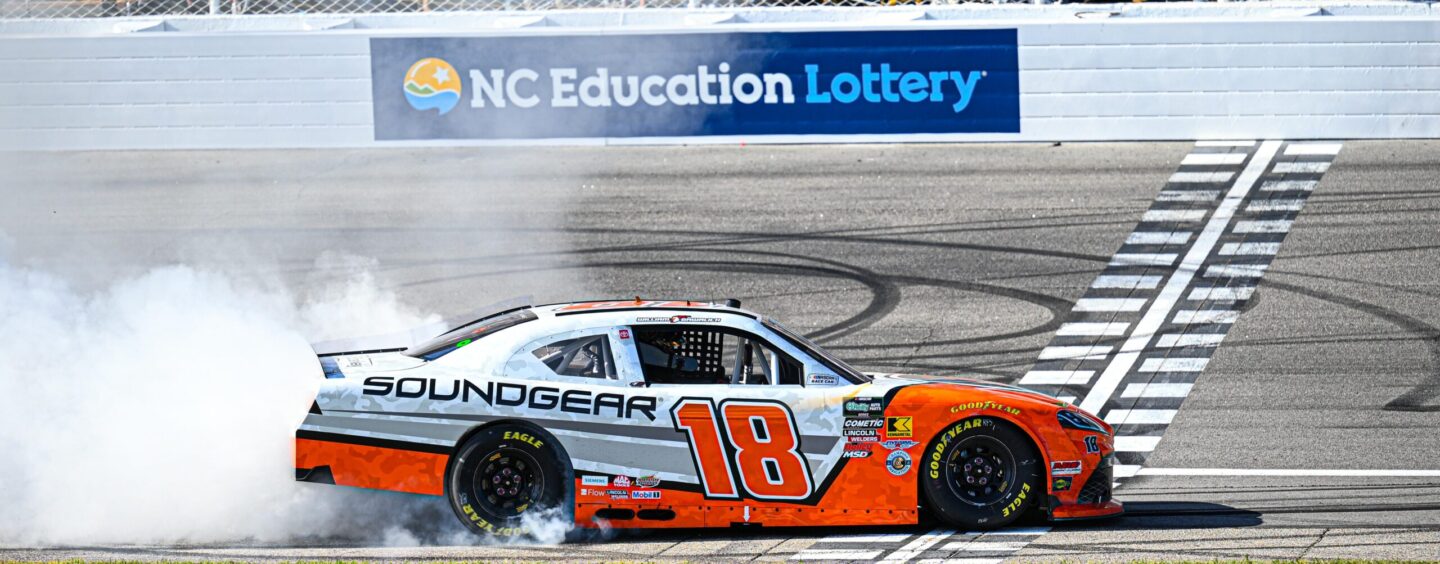 William Sawalich Breaks Through For First Win At Rockingham Speedway At 19-Years-Old