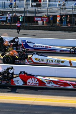Doug Kalitta, Ron Capps Win Big In NHRA 4-Wide Nationals At zMAX Dragway