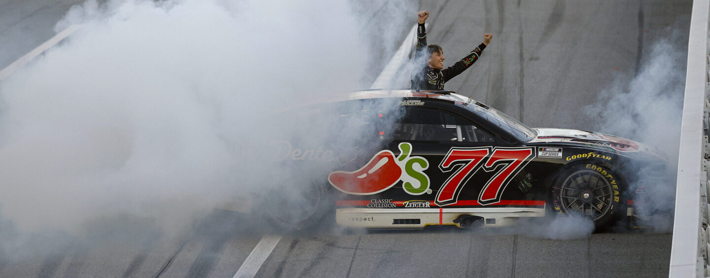 Carson Hocevar Rises At Talladega For Emotional First NASCAR Cup Series Victory