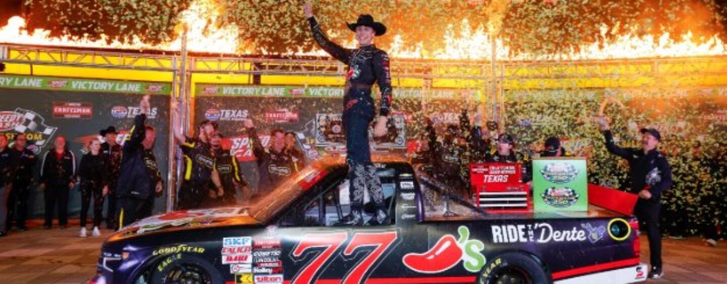 Red-Hot Hocevar Continues Momentum with NCTS SpeedyCash.com 250 Victory at Texas Motor Speedway