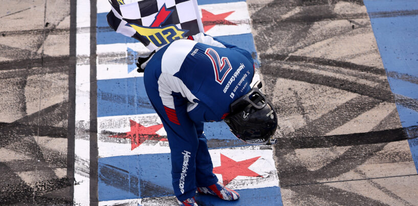 Kyle Busch Survives Fuel-Mileage Thriller To Win ECOSAVE 200 At Dover Motor Speedway