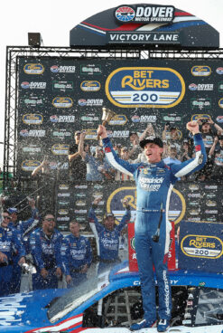 Corey Day Charges Late To Score BetRivers 200 Victory At Dover Motor Speedway