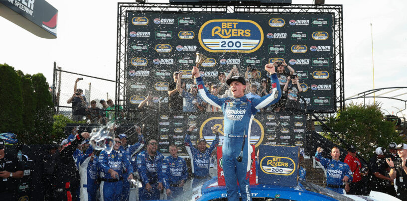 Corey Day Charges Late To Score BetRivers 200 Victory At Dover Motor Speedway
