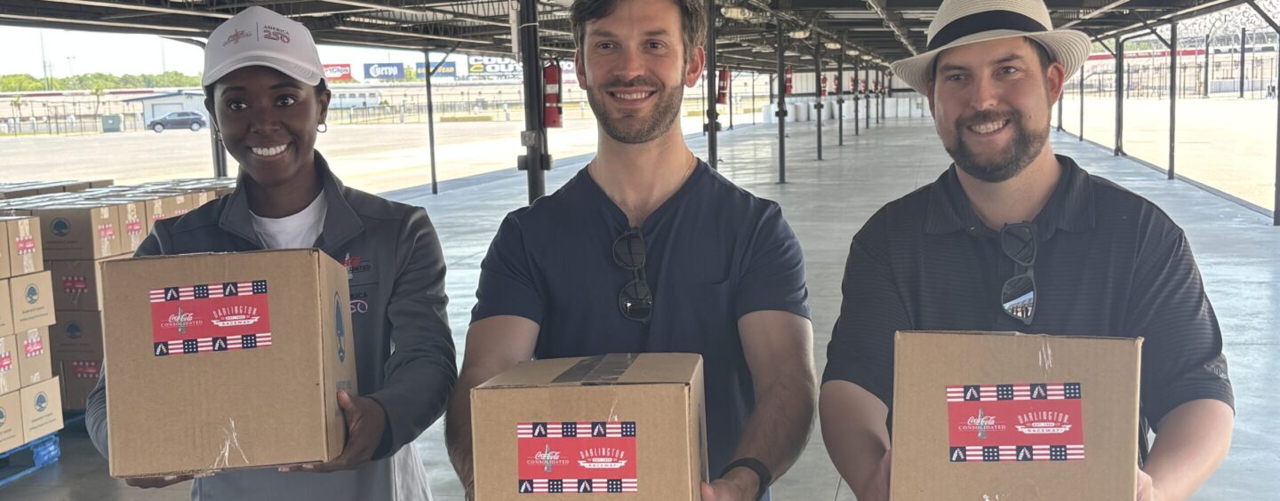 Darlington Raceway, Coca-Cola Consolidated Partner With Harvest Hope Food Bank To Pack More Than 8,500 Meals For South Carolina Communities