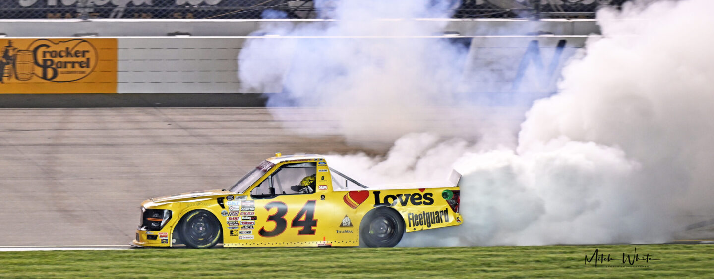 Layne Riggs Delivers A Masterclass With Last-Lap Pass For Truck Series Victory At Nashville