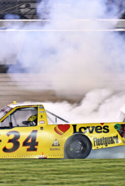 Layne Riggs Delivers A Masterclass With Last-Lap Pass For Truck Series Victory At Nashville
