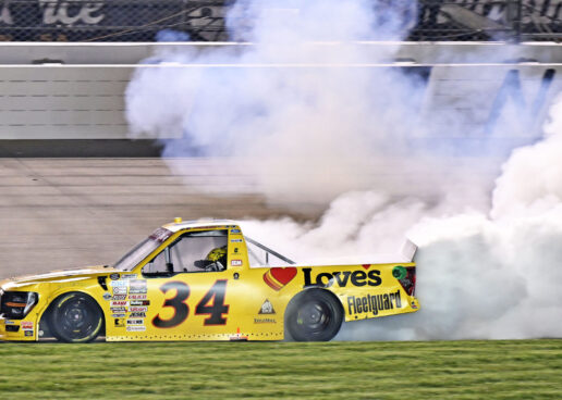 Layne Riggs Delivers A Masterclass With Last-Lap Pass For Truck Series Victory At Nashville