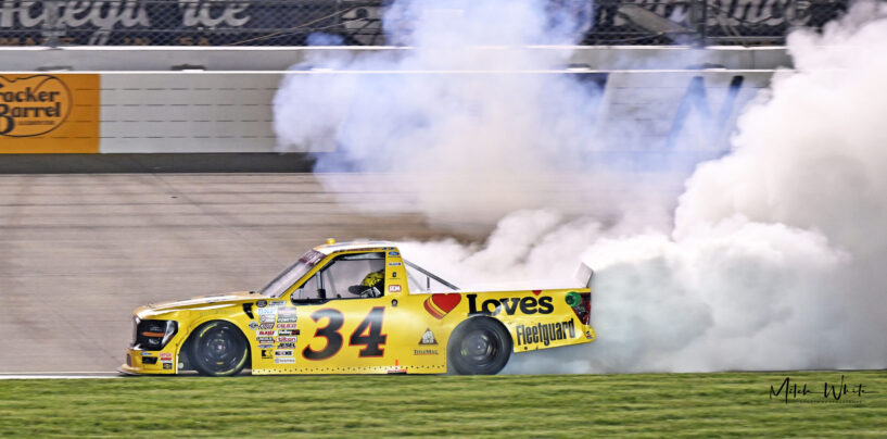 Layne Riggs Delivers A Masterclass With Last-Lap Pass For Truck Series Victory At Nashville
