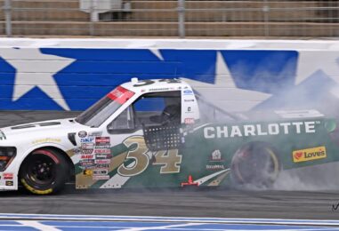 Layne Riggs Places UNC Charlotte Into Victory Lane At Charlotte Motor Speedway