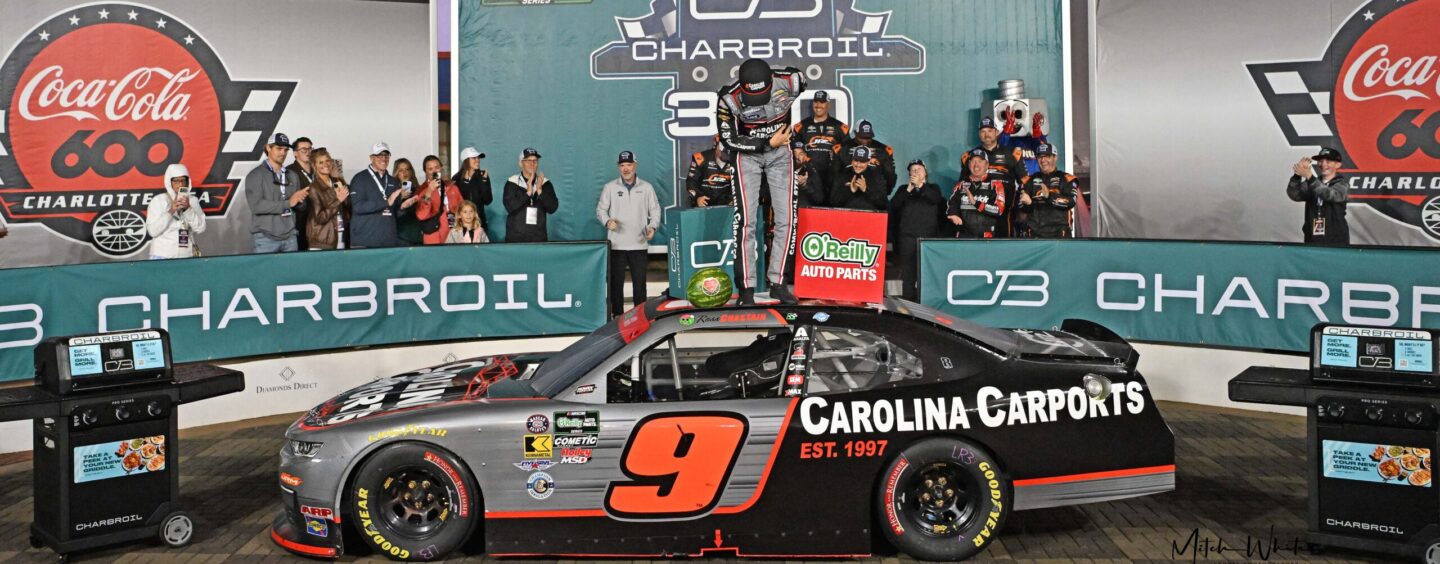 Ross Chastain Wins Mist-Shortened Charbroil 300 At Charlotte Motor Speedway