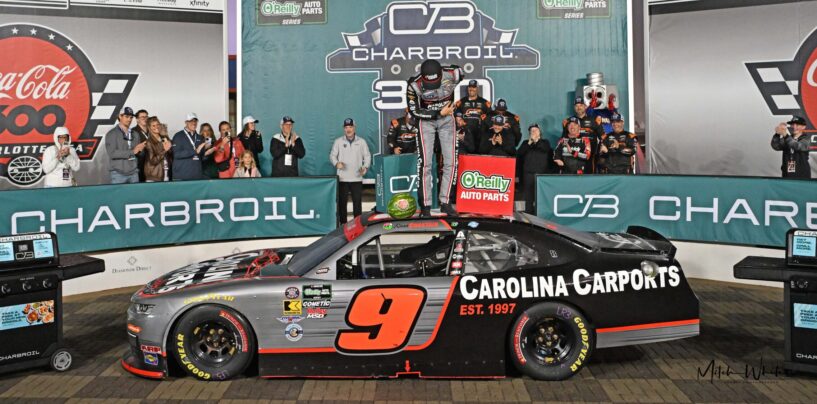 Ross Chastain Wins Mist-Shortened Charbroil 300 At Charlotte Motor Speedway