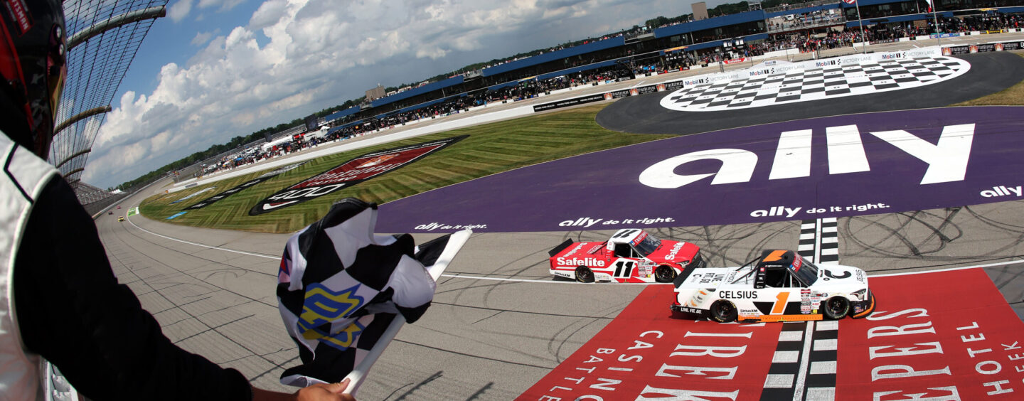 Heim Holds Off Honeycutt To Win Truck Race At Michigan