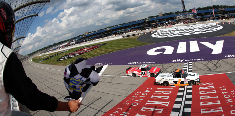 Heim Holds Off Honeycutt To Win Truck Race At Michigan