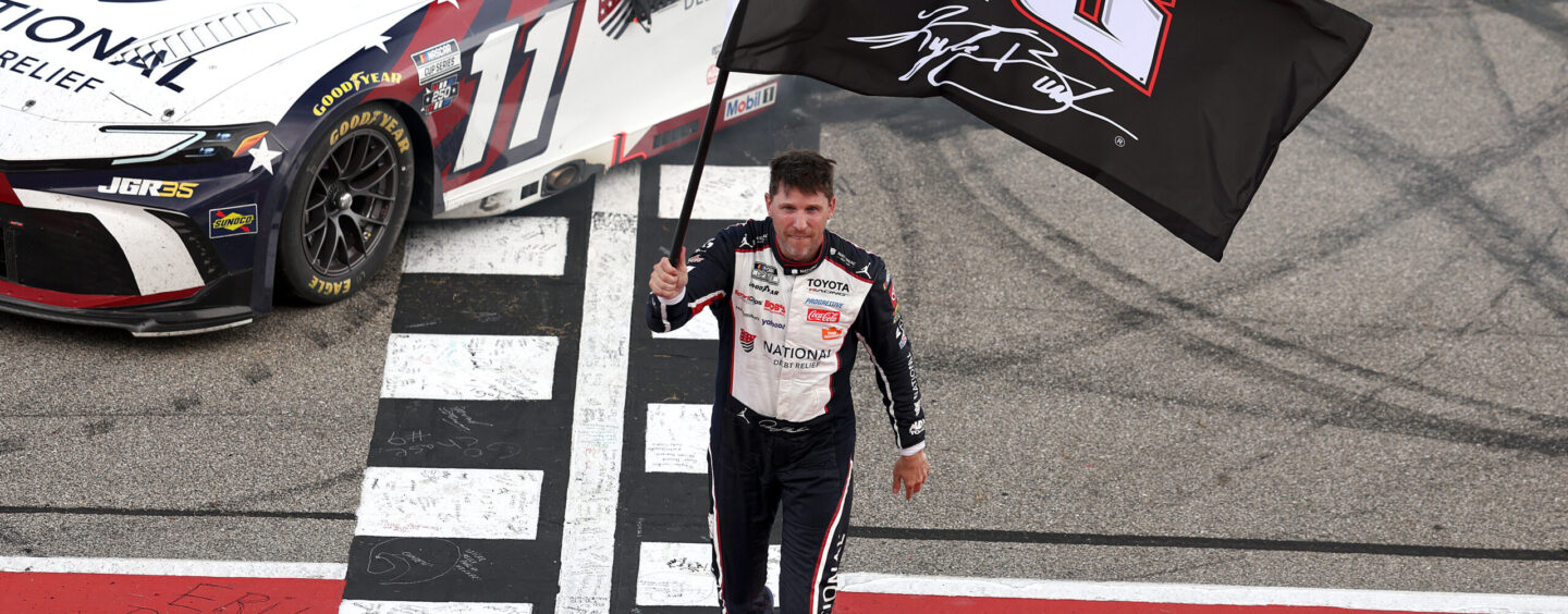 Denny Hamlin Ties Kyle Busch On All-Time Wins List With Michigan Victory