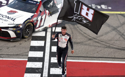 Denny Hamlin Ties Kyle Busch On All-Time Wins List With Michigan Victory