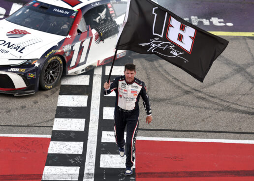 Denny Hamlin Ties Kyle Busch On All-Time Wins List With Michigan Victory