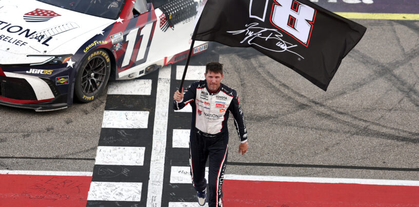 Denny Hamlin Ties Kyle Busch On All-Time Wins List With Michigan Victory