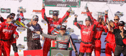 Justin Allgaier Holds Off Field On Final Restart For First Pocono Win