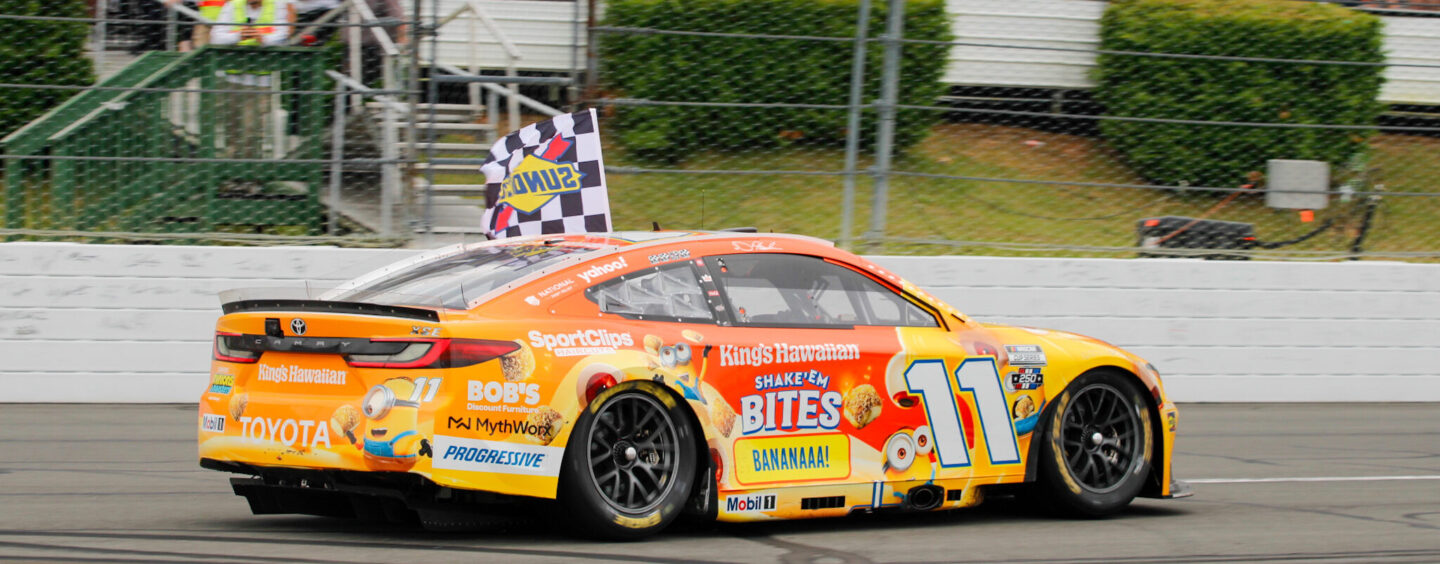 Denny Hamlin Goes Back-To-Back-To-Back In NASCAR Cup Series With Pocono Victory