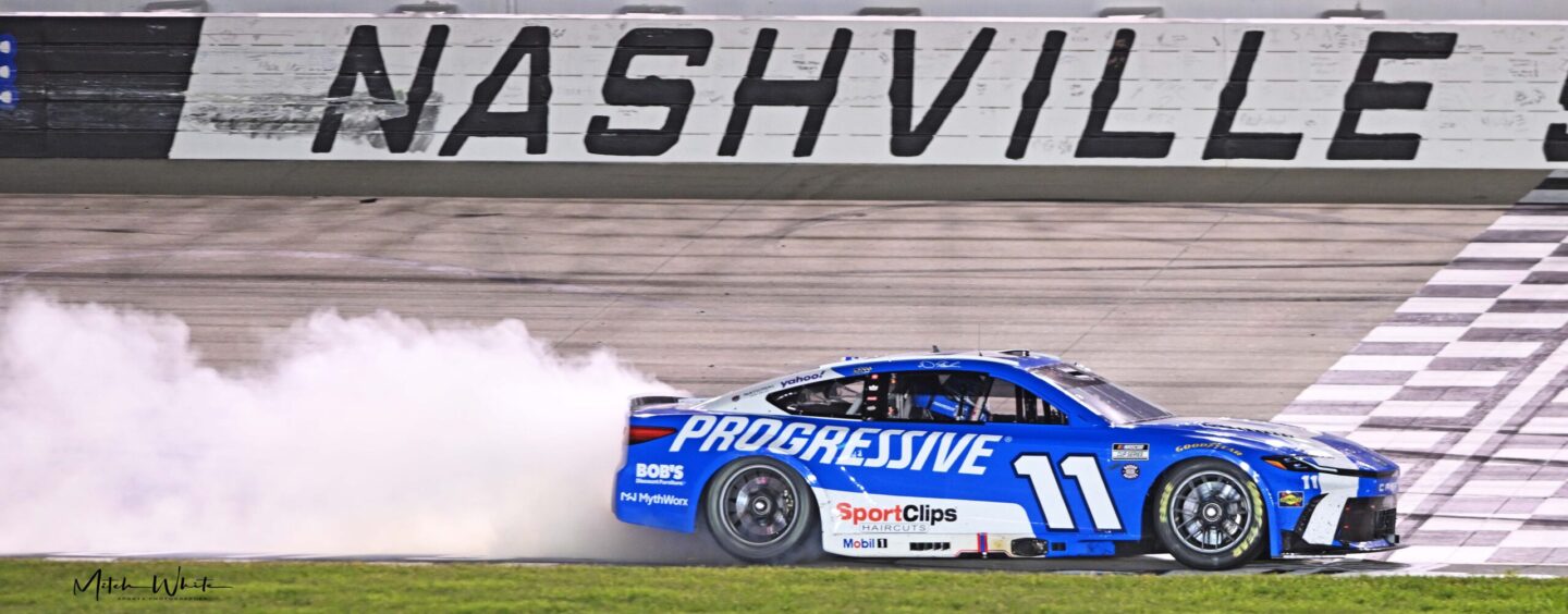 Denny Hamlin Holds Off JGR Teammates For Toyota’s First Nashville Cup Win