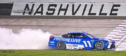 Denny Hamlin Holds Off JGR Teammates For Toyota’s First Nashville Cup Win