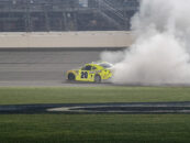 Brandon Jones Holds Off Chase Elliott To Win In Overtime At Chicagoland Speedway