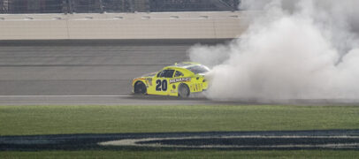 Brandon Jones Holds Off Chase Elliott To Win In Overtime At Chicagoland Speedway