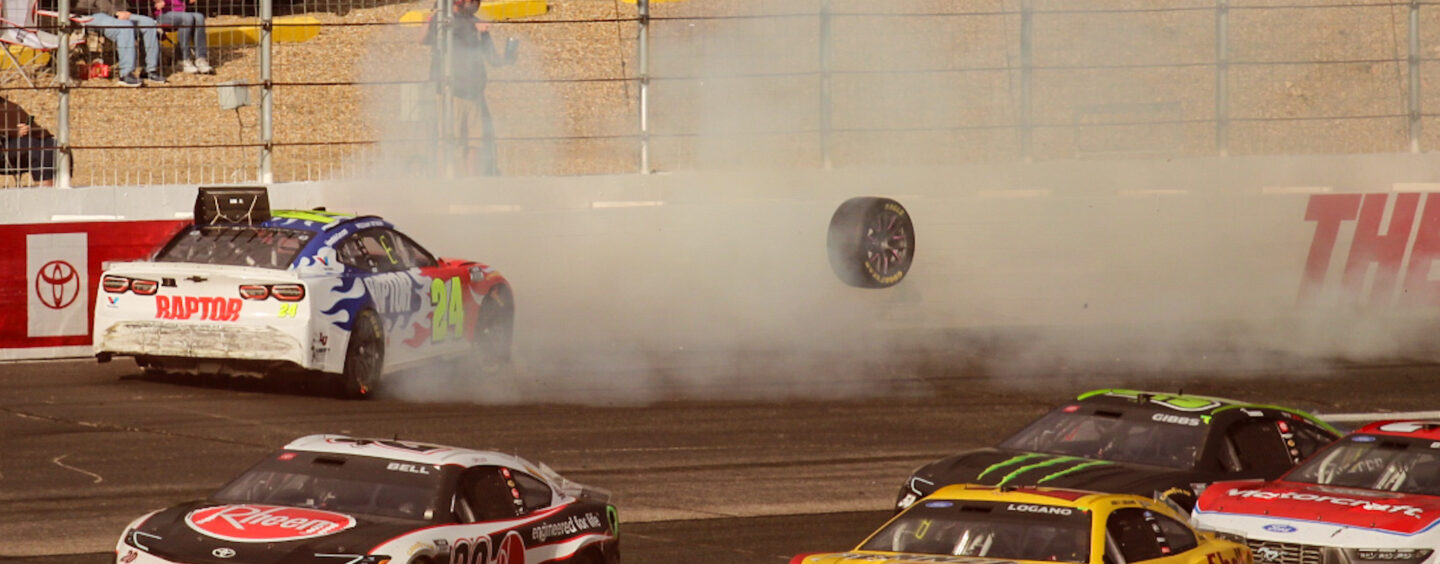 William Byron Loses Wheel While Leading At New Hampshire Motor Speedway