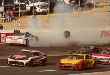 William Byron Loses Wheel While Leading At New Hampshire Motor Speedway
