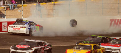 William Byron Loses Wheel While Leading At New Hampshire Motor Speedway