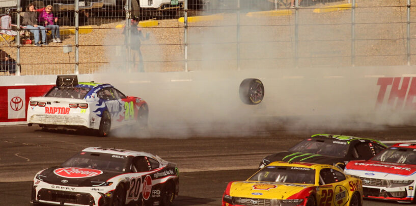 William Byron Loses Wheel While Leading At New Hampshire Motor Speedway
