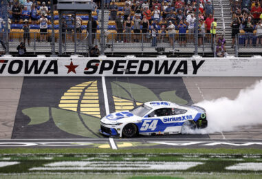 Ty Gibbs Outdrives JGR Teammate Christopher Bell To Win In Iowa