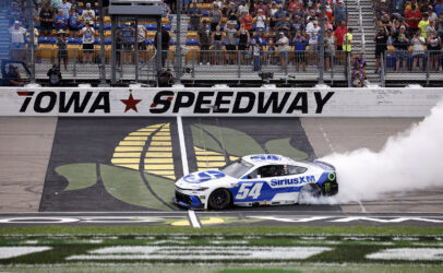 Ty Gibbs Outdrives JGR Teammate Christopher Bell To Win In Iowa