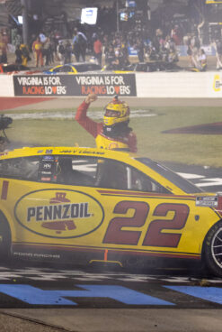 Pit Strategy And Hard Racing Places Joey Logano In Victory Lane At Richmond