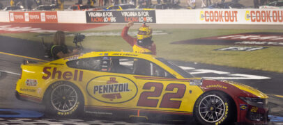 Pit Strategy And Hard Racing Places Joey Logano In Victory Lane At Richmond