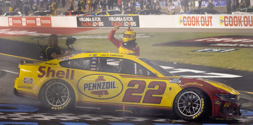 Pit Strategy And Hard Racing Places Joey Logano In Victory Lane At Richmond