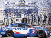 Kyle Larson Earns Max Points In Kansas Victory