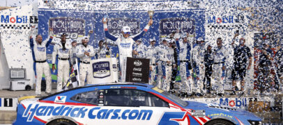 Kyle Larson Earns Max Points In Kansas Victory