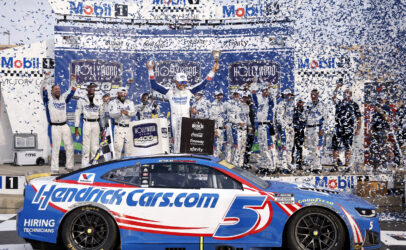 Kyle Larson Earns Max Points In Kansas Victory