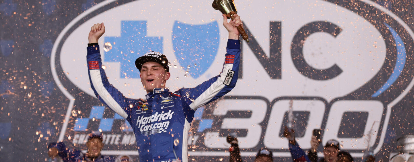 Late Charge At Charlotte Gives Corey Day Second Straight NASCAR O’Reilly Chase Win